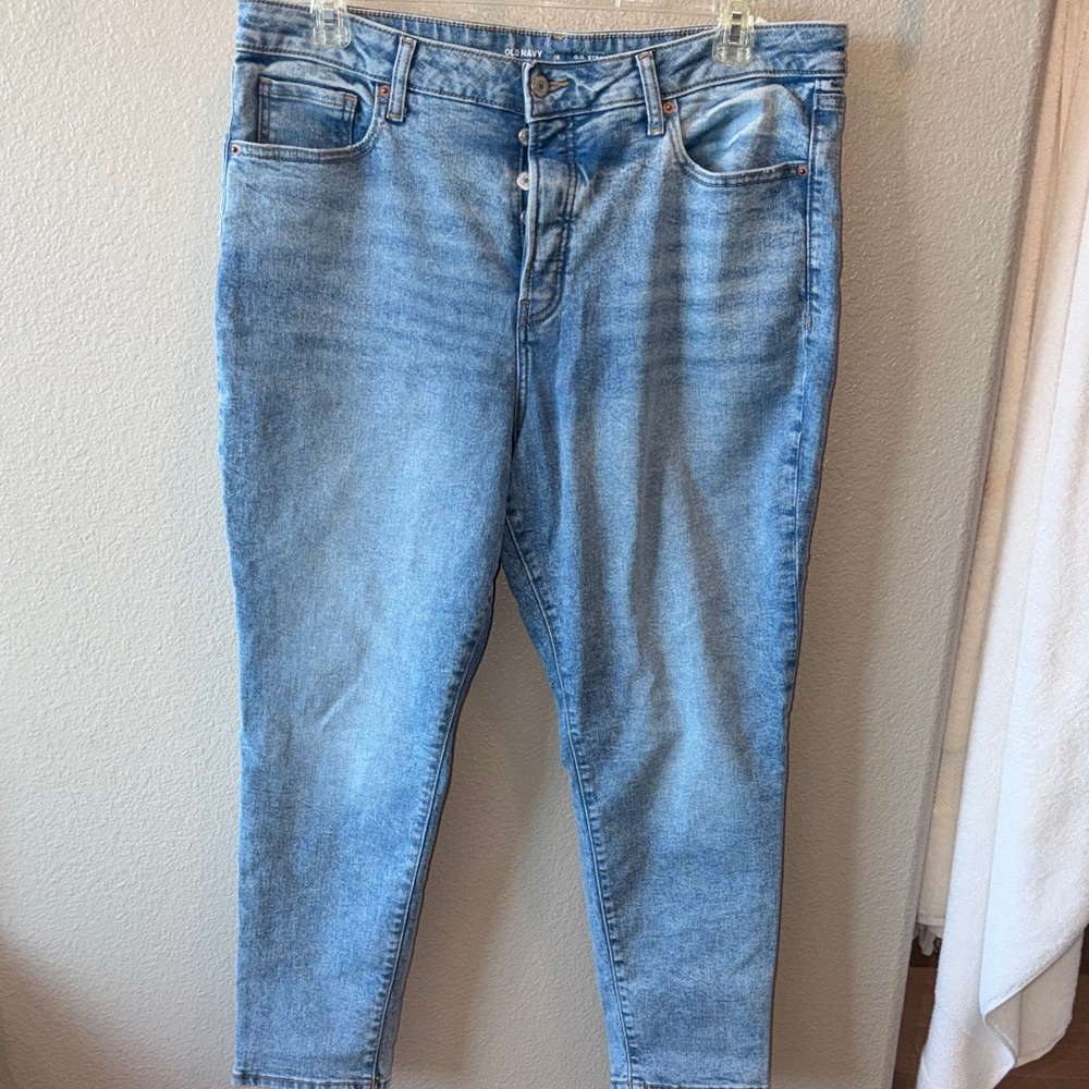 Old Navy High Rise O.G. Straight Secret-Smooth Pockets
